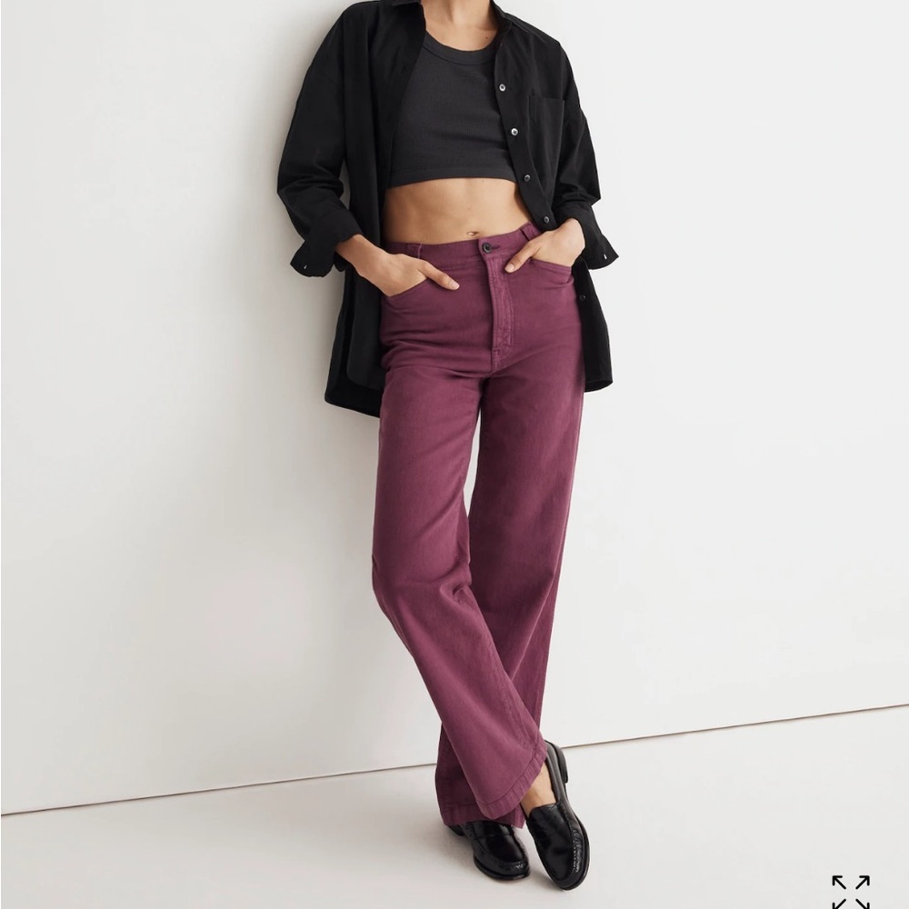 Madewell 90’s Straight Garment Dyed Jeans